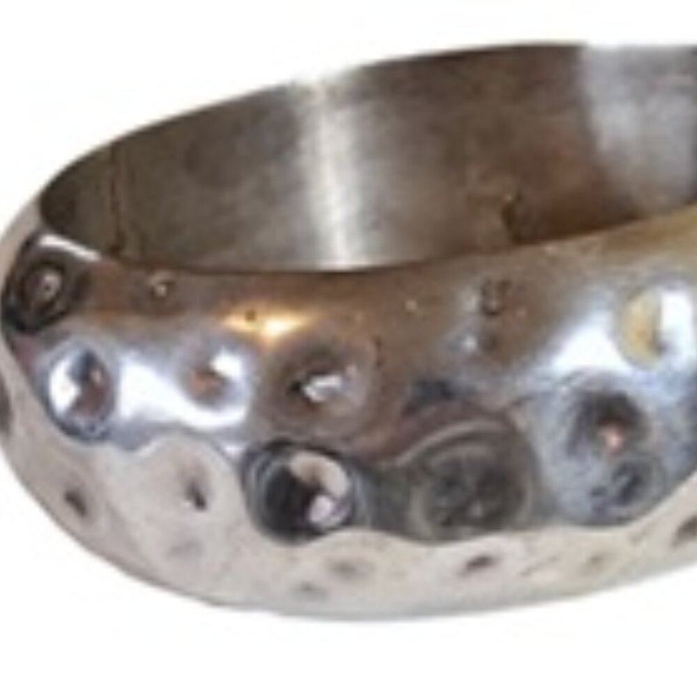 Vintage 80s Sterling Silver Cuff Bracelet